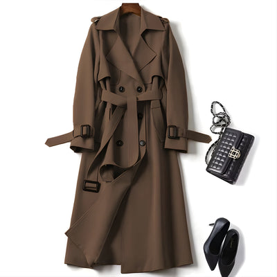 Célestelle™ | Trench ceinturé élégant