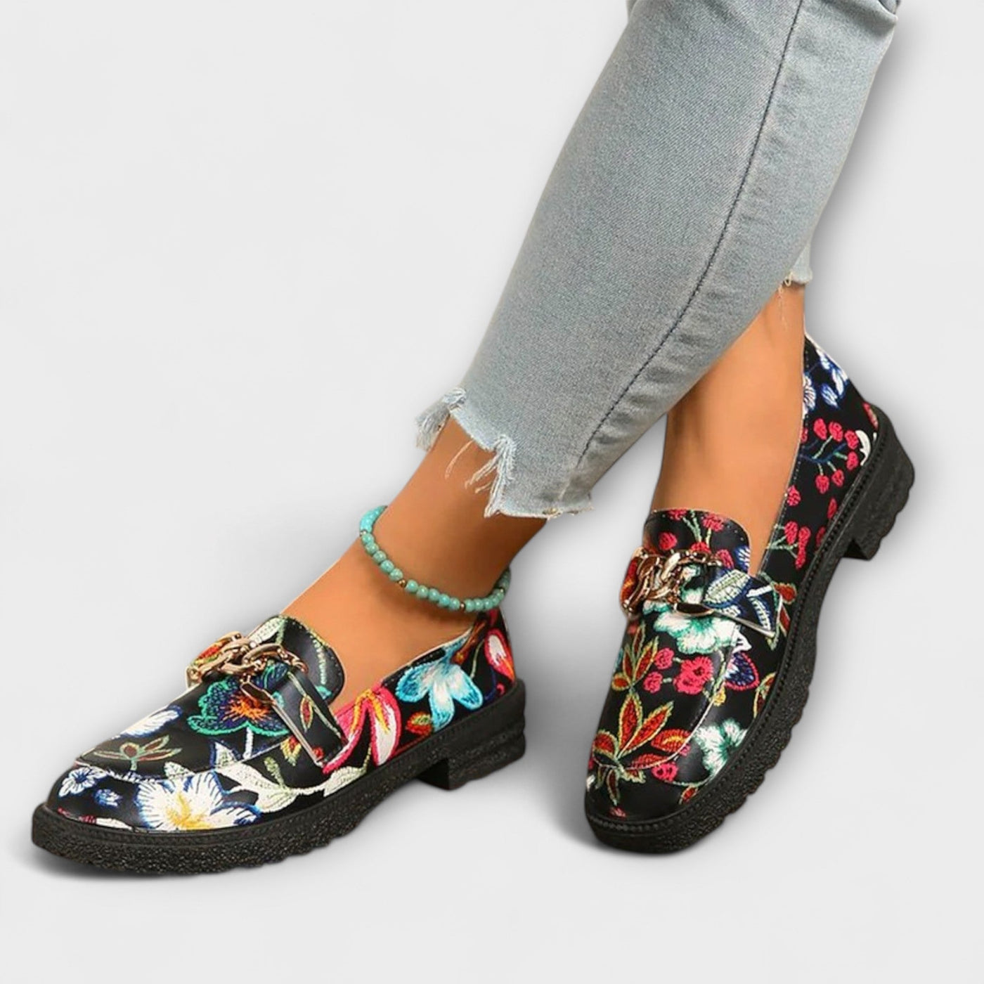 Celestelle™ | Loafer multicolore à motif floral