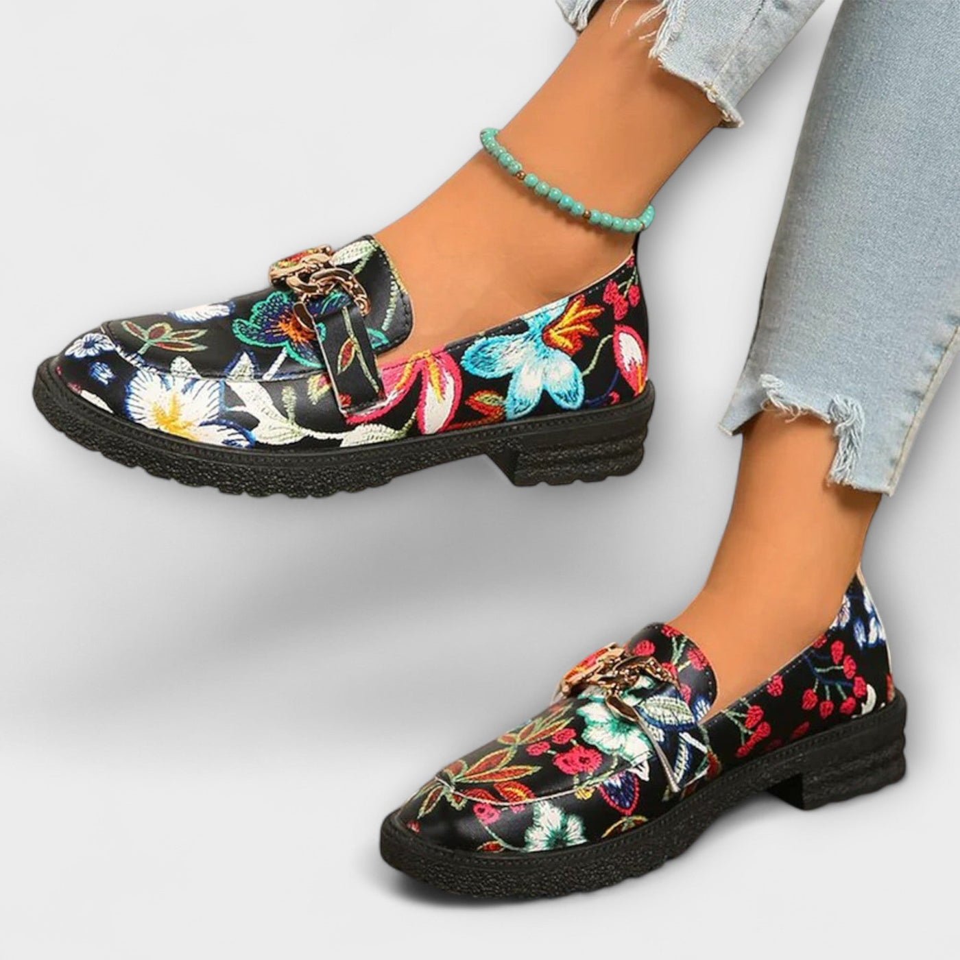 Celestelle™ | Loafer multicolore à motif floral