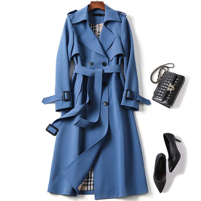 Célestelle™ | Trench ceinturé élégant