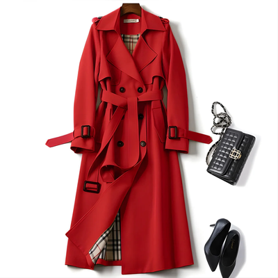 Célestelle™ | Trench ceinturé élégant