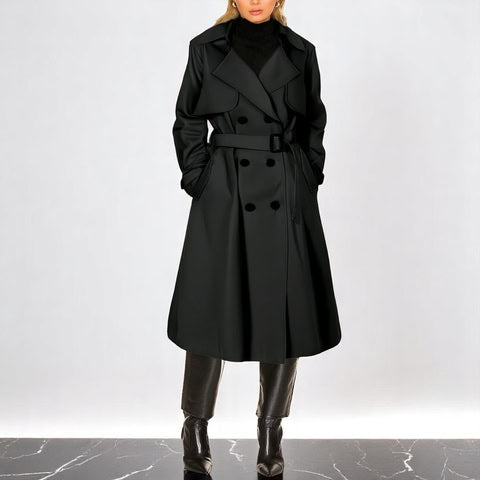 Célestelle™ | Trench ceinturé élégant