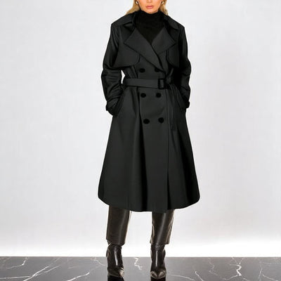 Célestelle™ | Trench ceinturé élégant
