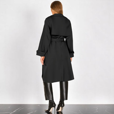 Célestelle™ | Trench ceinturé élégant