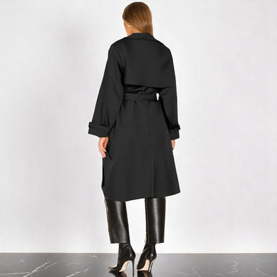 Célestelle™ | Trench ceinturé élégant